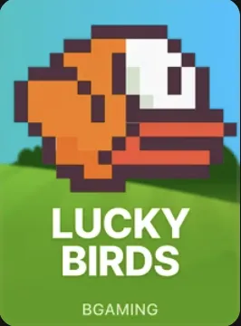 Lucky Birds in the Dudespin lobby